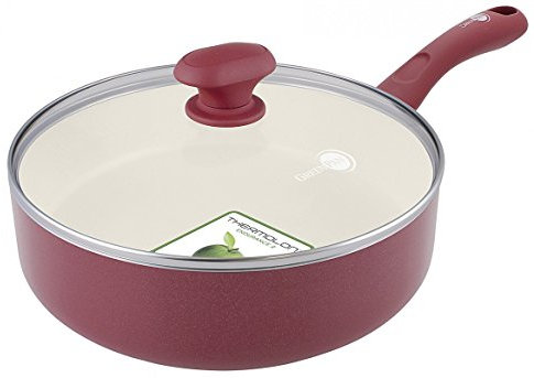 GreenPan Schmorpfanne Velvet Burgundy Induction, 24cm