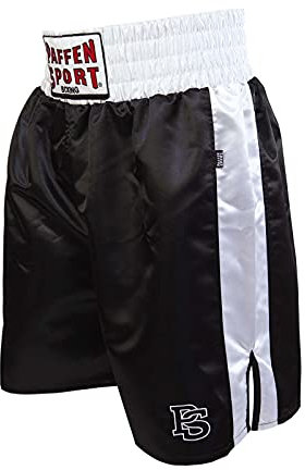 PAFFEN SPORT PRO Profi-Boxerhose; schwarz/weiß; GR: S