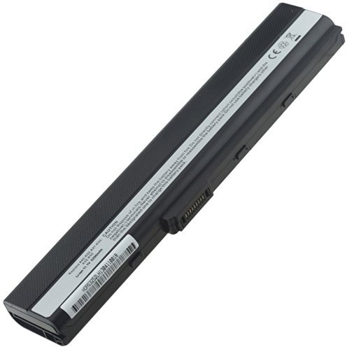 Batteria POTENZIATA 5200mAh 10,8V per portatile Asus X42E, X42F, X42J, X42JB, X42JE, X42JK, X42JR, X42JV, X52, X52D, X52DE, X52DR, X52F, X52J, X52JB, X52JC, X52JE, X52JG, X52JK, X52JR, X52N, X5I