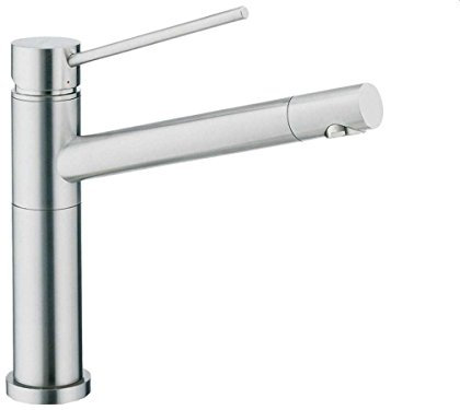Systemceram Trend Edelstahlfinish Hochdruck Armatur Festauslauf Wasserhahn Küche
