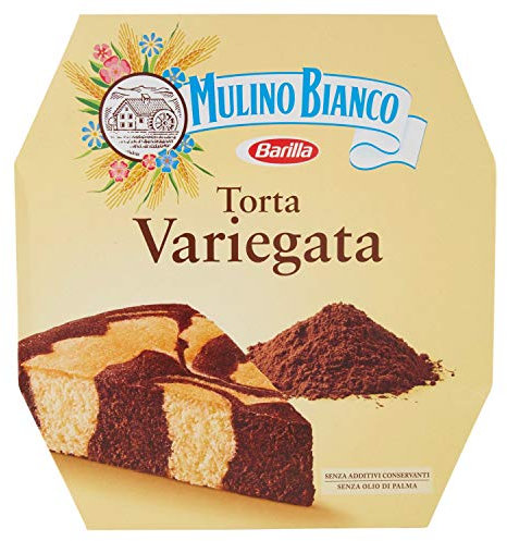 Mulino Bianco Torta Variegata con Cacao, Ideale per la Merenda - 460g