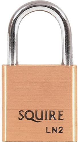 Henry Squire Lion Premium Solid Brass 4 pin Padlock, 24.5 mm (Length)
