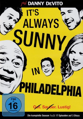 It's always sunny in Philadelphia - Season 1+2 [3 DVDs]