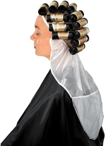 Betty Dain Chemical Neutralizing Cap for Processing Curls and Chemical Treatments - Soft Reusable Vinyl with Sealed Pocket to Catch Run-off, Ideal for Perms and Other Treatments