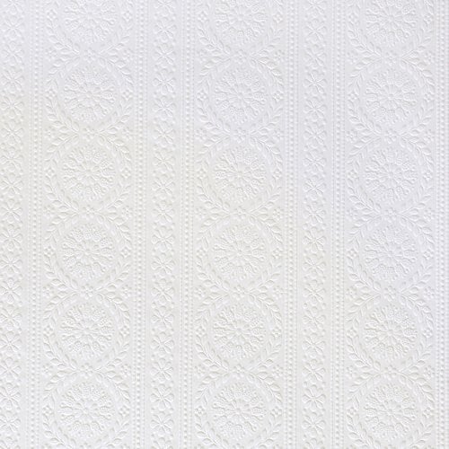 Brewster RD340 Anaglypta Wallpaper, 21-Inch x 396-Inch, Whites