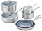 ZWILLING 64080-001 Spirit Ceramic Nonstick 10-pc cookware Set, Stainless Steel