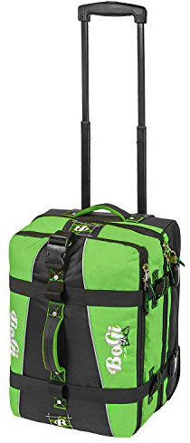 BoGi Bag BoGi Bag Koffer, 52 cm, 40 Liter, grün/schwarz