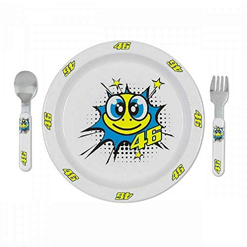 Valentino Rossi Baby-Menü Classic Pop Art,Unisex,One Size,Weiss, Weiß