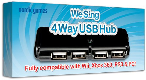 We Sing - Universal USB Hub (Nintendo Wii/PS3/Xbox 360/Windows XP/Vista/7)