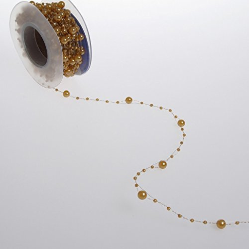 Perlenschnur orange - 5 mm -10 m Rolle - 97651 25 (1,83€/M)
