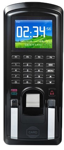 Fingerabdruck-RFID-Kartenleser, Zeiterfassung, Zugangskontrolle, Terminal TCP/IP F151