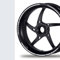 PROFILETEC.COM New! Felgenrandaufkleber GP Style Auto Motorrad Felgenaufkleber (weiß)