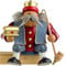 KWO Olbernhau Räuchermann Kantenhocker Caspar, 17 cm, Mehrfarbig