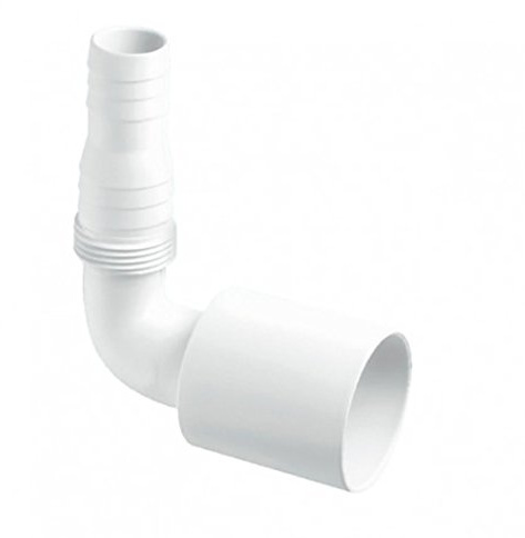Mcalpine Wmf4 90 Degree Nozzle for Connection to Multifit, White