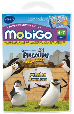 Vtech - 250305 - Jeu Éducatif Électronique - Jeu Mobigo - Les Pingouins de Madagascar