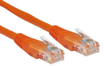 2M Ethernet Cable / CAT5E Network Lead/Orange/BY Cables 4 ALL