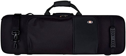 ProTec Travel Light PS144TL Geigenkoffer/Violinenkoffer, leichtgewichtig, Schwarz