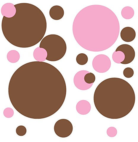 RoomMates 54216 Punkte Pink & Braun