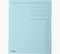 Exacompta 441006E 100er Pack Aktendeckel Forever mit Beschriftungsfeld aus Recycling Karton 280g für DIN A4 hellblau Sammelmappe Dokumentenmappe ideal für Büro und Schule
