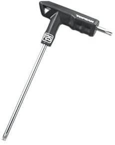 Topeak Unisex – Erwachsene T25 Duotorx Wrench Miniwerkzeuge, Silber-Schwarz, 14cm