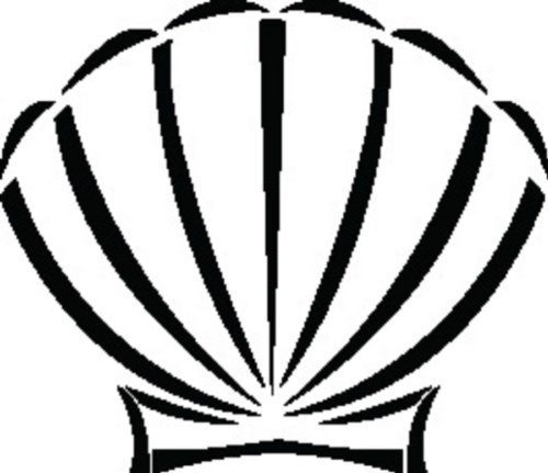 Ritrama Indigos UG Auto Aufkleber Set of 2 Sea Shell- White 101mmX101mm