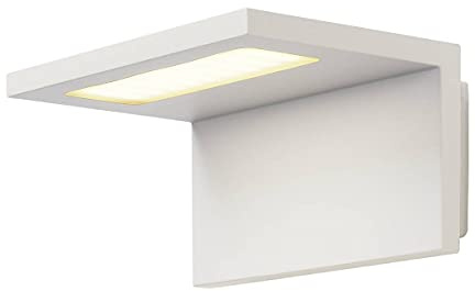 SLV LED Wandlampe ANGOLUX für die Außenbeleuchtung von Wänden, Wegen, Eingängen, LED Strahler, Wand-Leuchte aussen, Down-Light, Aussenleuchte LED, Gartenlampe, Wegeleuchte, LED Inside, 7,6W,