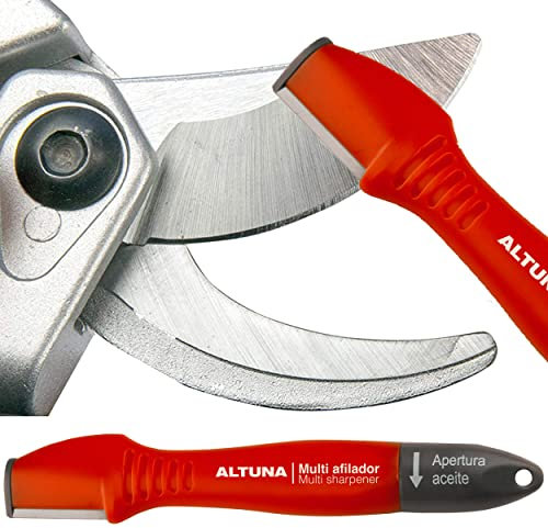 Altuna Multiaffilatore di Forbici - Modello 8130 - Realizzato con Piastre in Carburo di Tungsteno - con Serbatoio di Olio - Speciale per Sgrossatura - Durata e Resistenza
