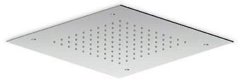 Zucchetti Shower Plus Soffione incasso 43x43 cm Z94227 Italiano Ottone per casa e bagno, cucina