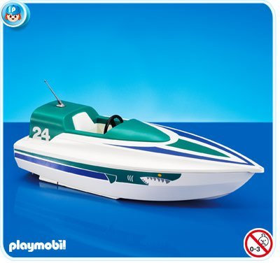 Playmobil 7519 Schnittiges Rennboot, Speedboot Speedboat