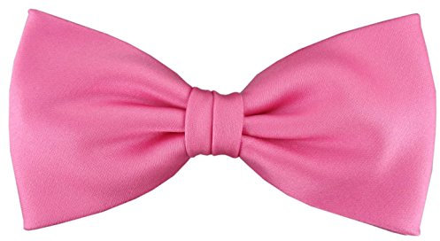 TigerTie Pajarita satén en rosa violeta pink monocromo + caja