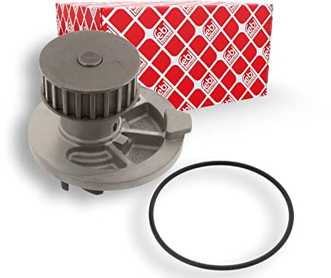 febi bilstein 01256 Wasserpumpe mit Dichtring, 1 Stück | Kompatibel mit: GM KOREA ESPERO, OPEL ASCONA C, ASCONA C CC, KADETT E, KADETT E Caravan, KADETT E CC