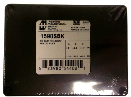 Hammond Manufacturing 1590SBK 1590 DIECAST Box and LID