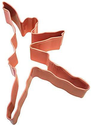 Anniversary House RM 1349/P Emporte-pièce en forme de ballerine avec revêtement en polyrésine Rose 11,4 cm