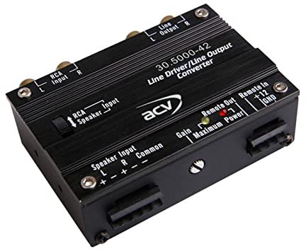 ACV - High-Low Adapter Premium 2-Kanal mit Remote Line Driver - 30.5000-42