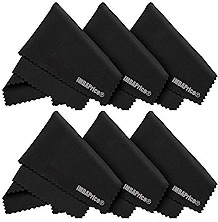 iMBAPrice (6 Pack 7X6 Microfiber Cleaning Cloths For Ipads/Iphones/Tablets/Lcd Monitor/Tv/Eye Glasses/Samsung/Htc/Lg Cell Phone/Laptop/Lcd Tv Screens And More
