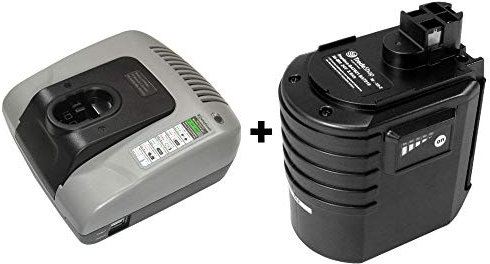 Oferta en el set: cargador rápido + batería Ni-MH de alto rendimiento 24 V 3000 mAh para Bosch Berner BAT019 BAT020 BAT021 KINZO 25C995EP WÜRTH WA 24 V, 0702300924 APBO/SL 24 V
