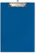 VELOFLEX 4814050 - Schreibplatte DIN A4, PVC-Folie, mit Spezialklammer, Hängeöse, Klarsichttasche, blau, 1 Stück