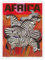 Pacifica Island Art Africa - Trans World Airlines Fly TWA - Zebra - Vintage Airline Travel Poster by David Klein C.1960s - Master Art Print 9 x 12