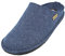 HAFLINGER Flair Soft Filzpantoffeln aus Wollfilz Hausschuh Blau (Jeans 72), Gr. 49