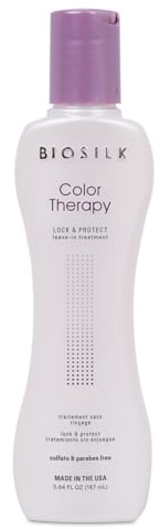 BioSilk Color Therapy Lock & Protect, Prevents Color Loss & Strengthens Hair, Keeps Color Vibrant & Rich, Sulfate, Paraben & Cruelty-Free, 5.64 Oz