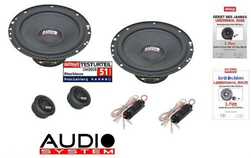 Audio System M 165 Plus Lautsprecher 16,5cm kompatibel für Audi A6 Typ C6 ab 2004 Türen vorne
