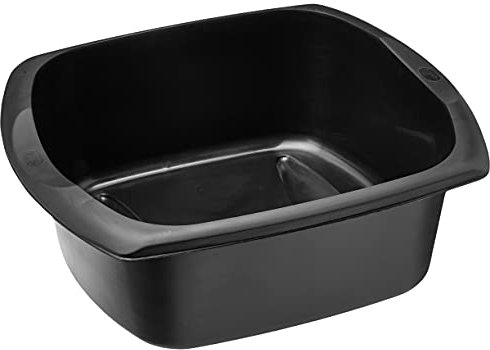 Addis 505591 - Palangana Rectangular (9,5 L), Color Negro