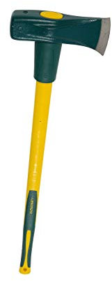 Leborgne, Hache Merlin Éclateur, Manche Novamax avec Pare Faux-Coups, Outil de Jardinage Idéal pour Ébrancher et Fendre le Bois, Résistant et Ergonomique, Taille Parfaite pour un Usage Intensif