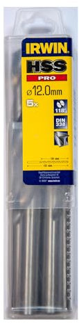 5 Brocas HSS Pro 12mm