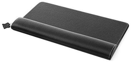 Ergonomique ErgoPols Deluxe Handballenauflage Tastatur - Ergonomische Handgelenkstütze für RSI-Prävention - Komfortable Schwarze Handauflage - Hochwertiges Design - Handgelenkschutz für PC/Office