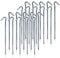 diMio XL Stahl-Zelthaken Allround Rund/V-Profil (Zelthaken Ø6mm, 10er Pack)