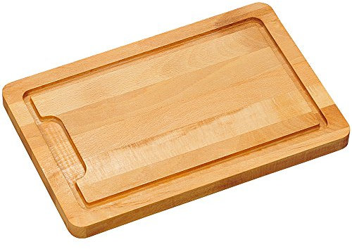 Kesper Tranchierbrett 32x21x2cm aus Buche, braun, 32 x 21 x 2 cm