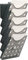 helit H6103108 - Wandprospekthalter „the grid wall“ 5 x DIN A4, grau transparent