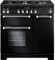 Rangemaster Kitchener 90cm Duel Fuel Range Cooker - Black