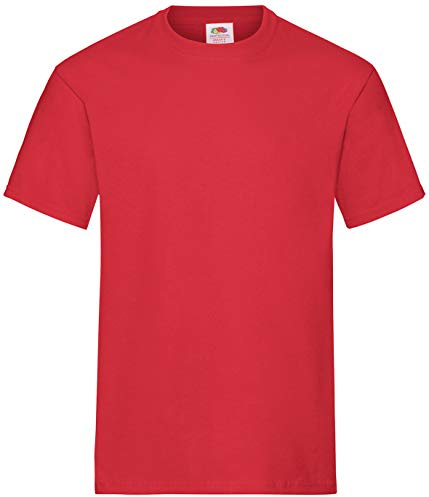 Fruit of the Loom Herren Regular Fit T-Shirt Heavy Cotton Tee Shirt 5 Pack